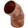 1" Copper 45° Elbow