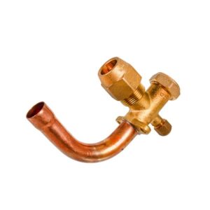Air Conditioner Service Tap (port) 3/4" angular 90°