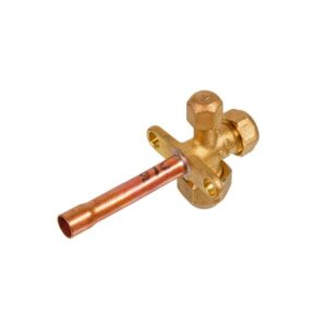 Air Conditioner Service Tap (port) 3/8" straight