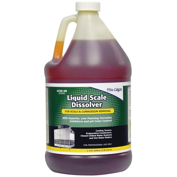 Nu-Calgon 4330-08 1 Gallon Liquid Scale Dissolver - 4/Case - AC Spare ...