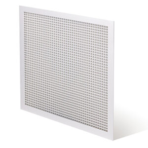 Egg Crate Extract Grille - 400mm x 400mm - White